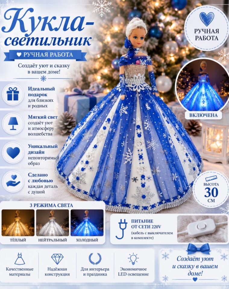 Синяя принцесса — Мастерская Ирины