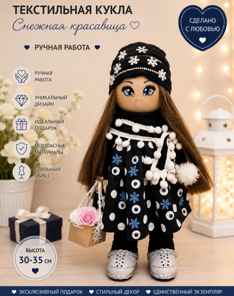 Кукла «Снежная красавица»