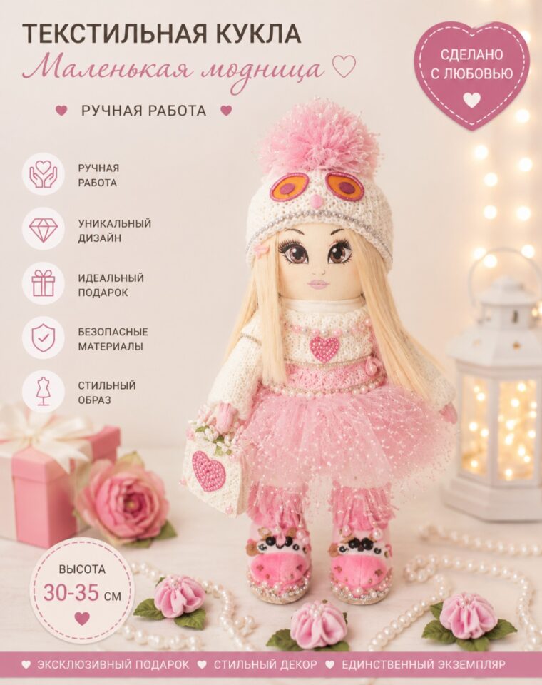 Кукла «Маленькая модница»