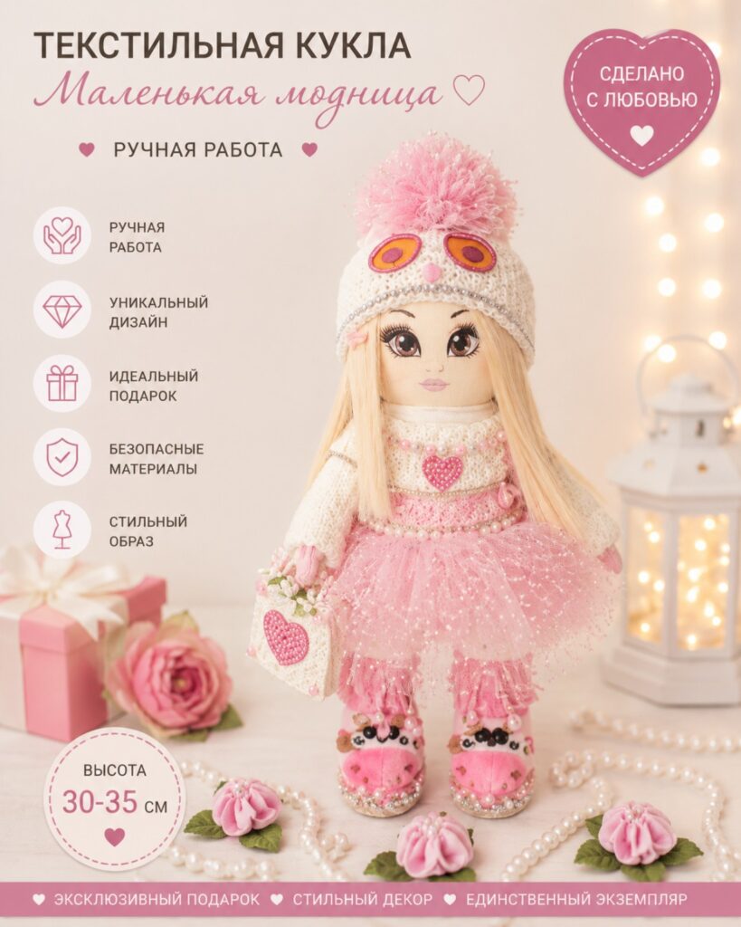 Кукла «Маленькая модница»