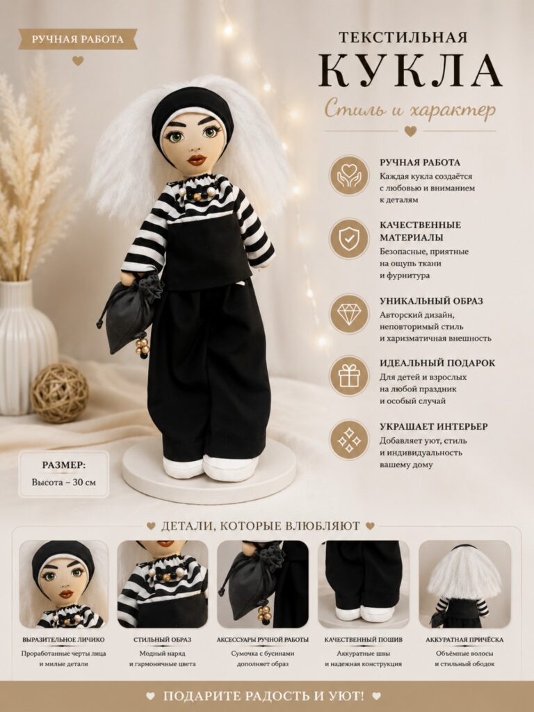 Кукла «Стиль и характер»