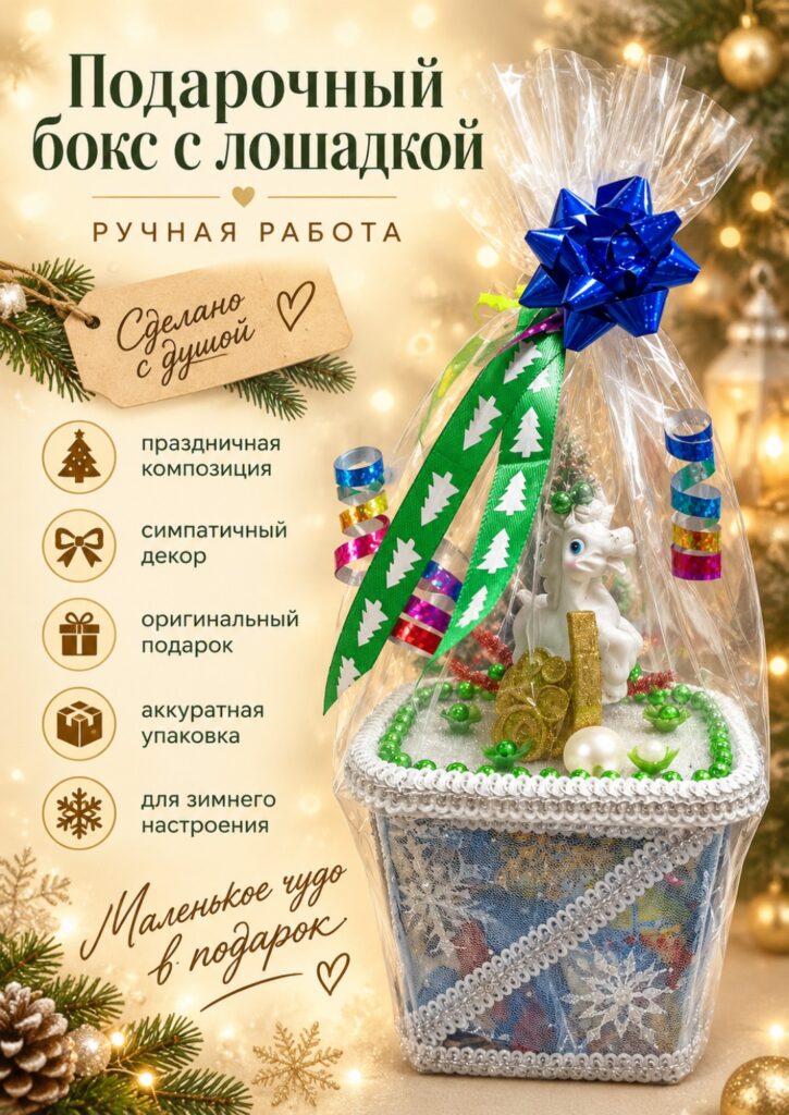 Подарочный бокс с лошадкой