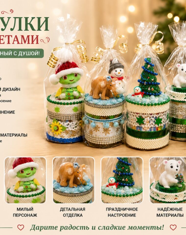 Шкатулки с конфетами «Сказочные подарки»